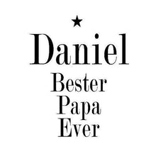 Lade das Bild in den Galerie-Viewer, Vatertagsgeschenk Tasse Bester Papa personalisiert mit Namen Zarto
