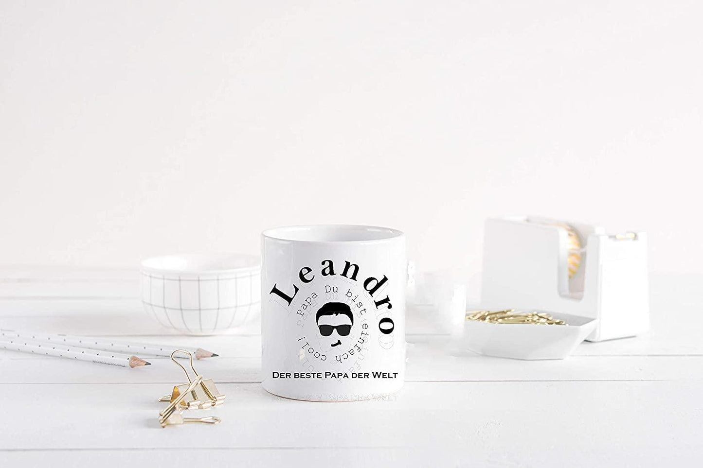 Vatertagsgeschenk lustig/Tasse welt-bester Papa personalisiert mit Name