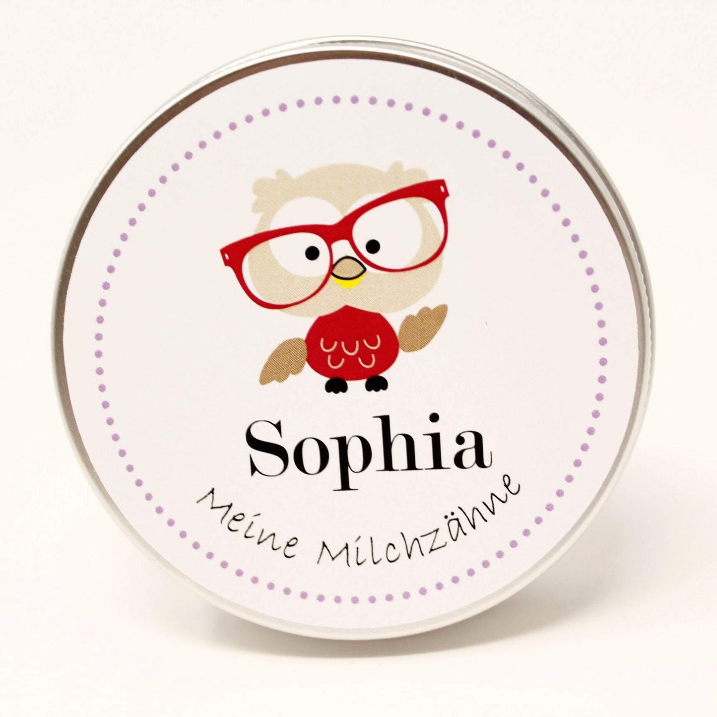 Milchzahndose Mädchen / Zahndose mit Namen /