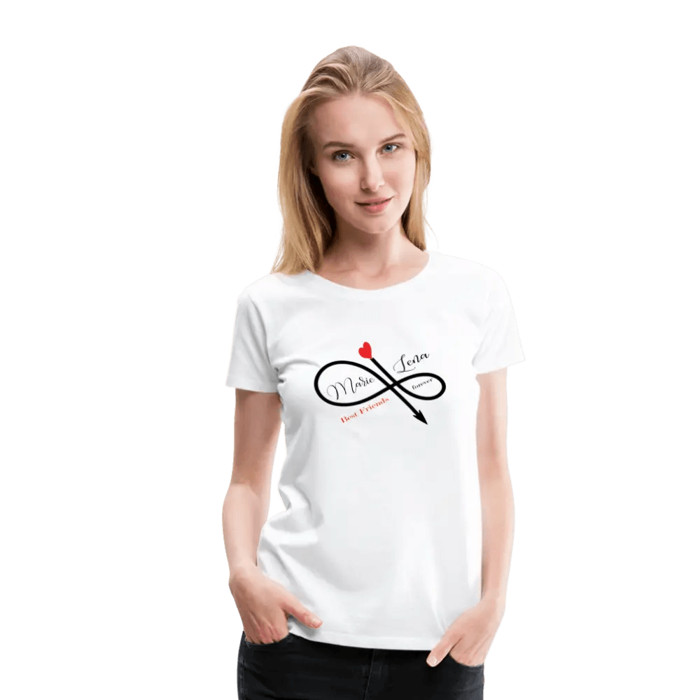 Best Friend Shirt - Partner T-Shirts bedruckt Spruch Print - Freundin Tshirt Aufdruck - Coole Klamotten Sachen Teenager Mädchen Jugendliche