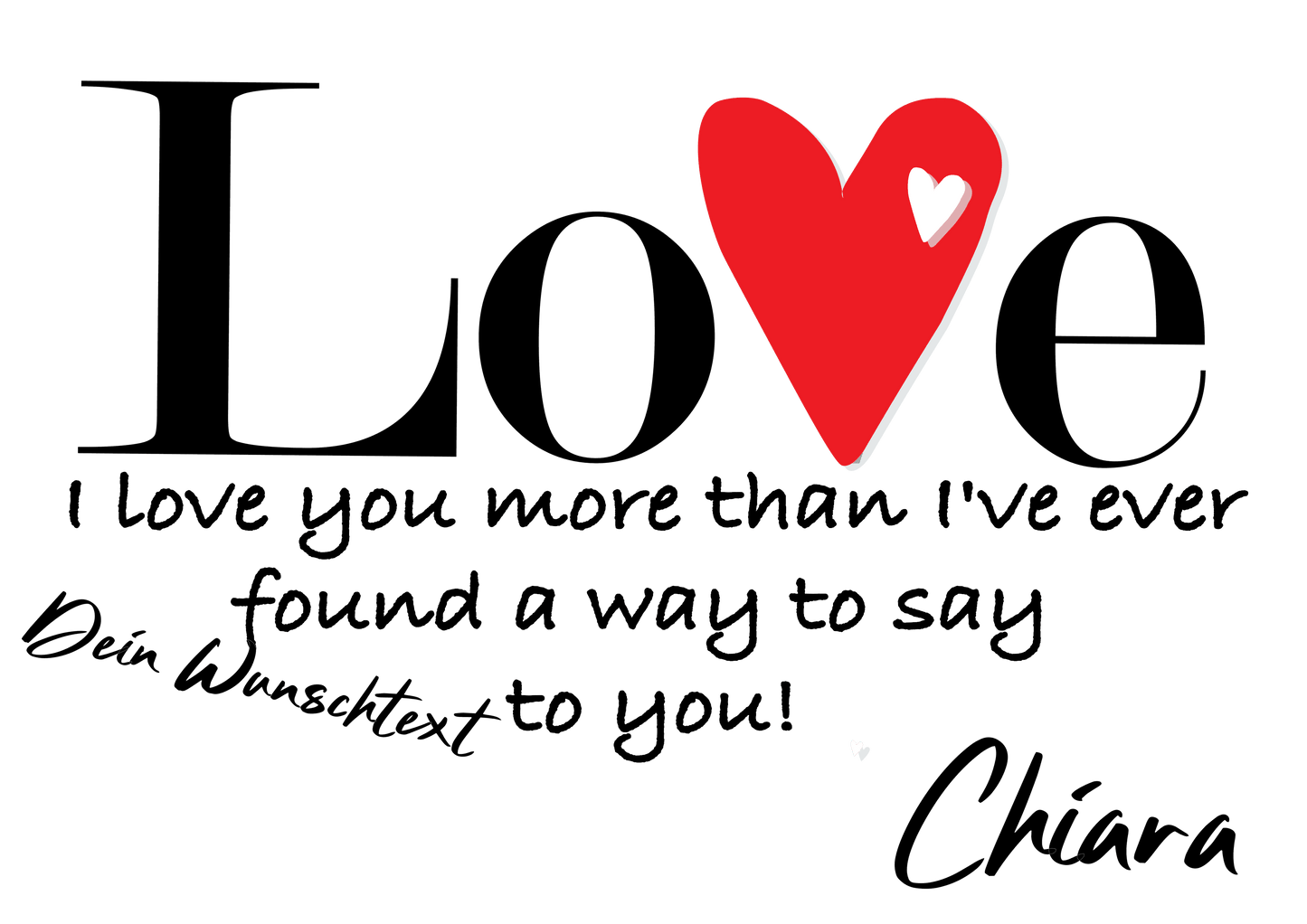 Ich Liebe Dich Geschenke für Freund Frauen - Kissen als Liebe Geschenk für IHN Partner personalisiert - Valentinstagsgeschenk