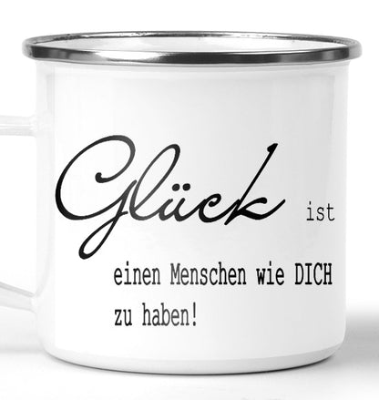 Geschenkidee Beste Freundin - Grosse Glückstasse 450 ml - Geschenk Lieblingsmensch - Geburtstagsgeschenk