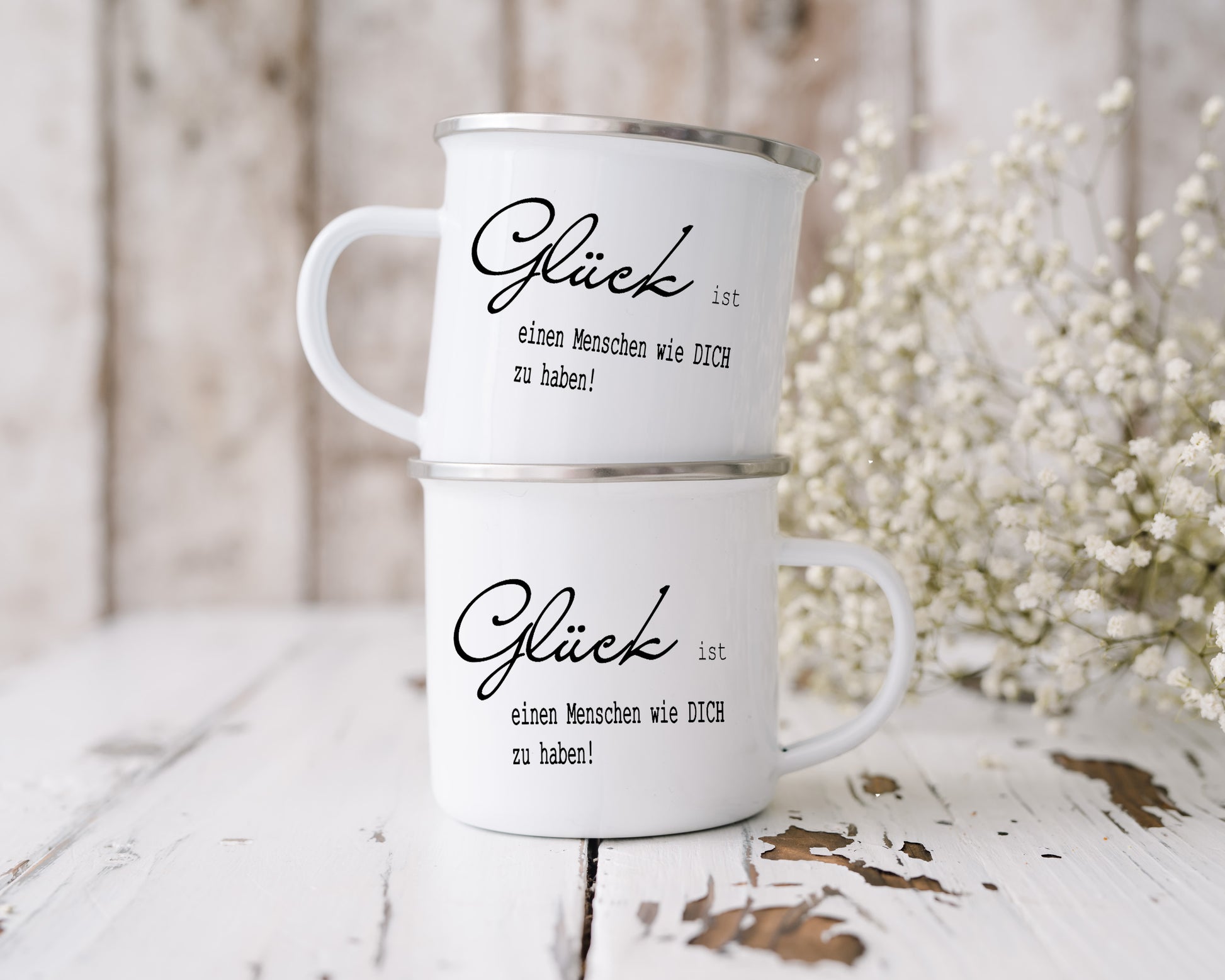 Geschenkidee Beste Freundin - Grosse Glückstasse 450 ml - Geschenk Lieblingsmensch - Geburtstagsgeschenk