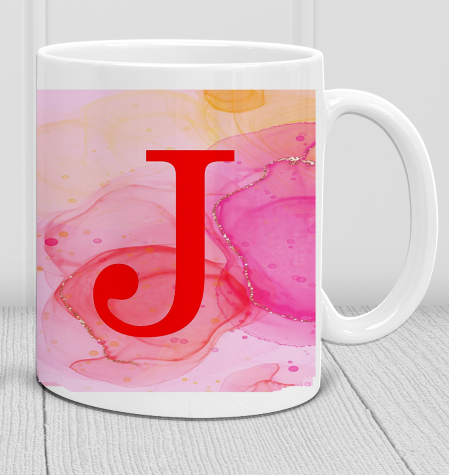 Buchstabentasse - Familientasse mit Monogramm