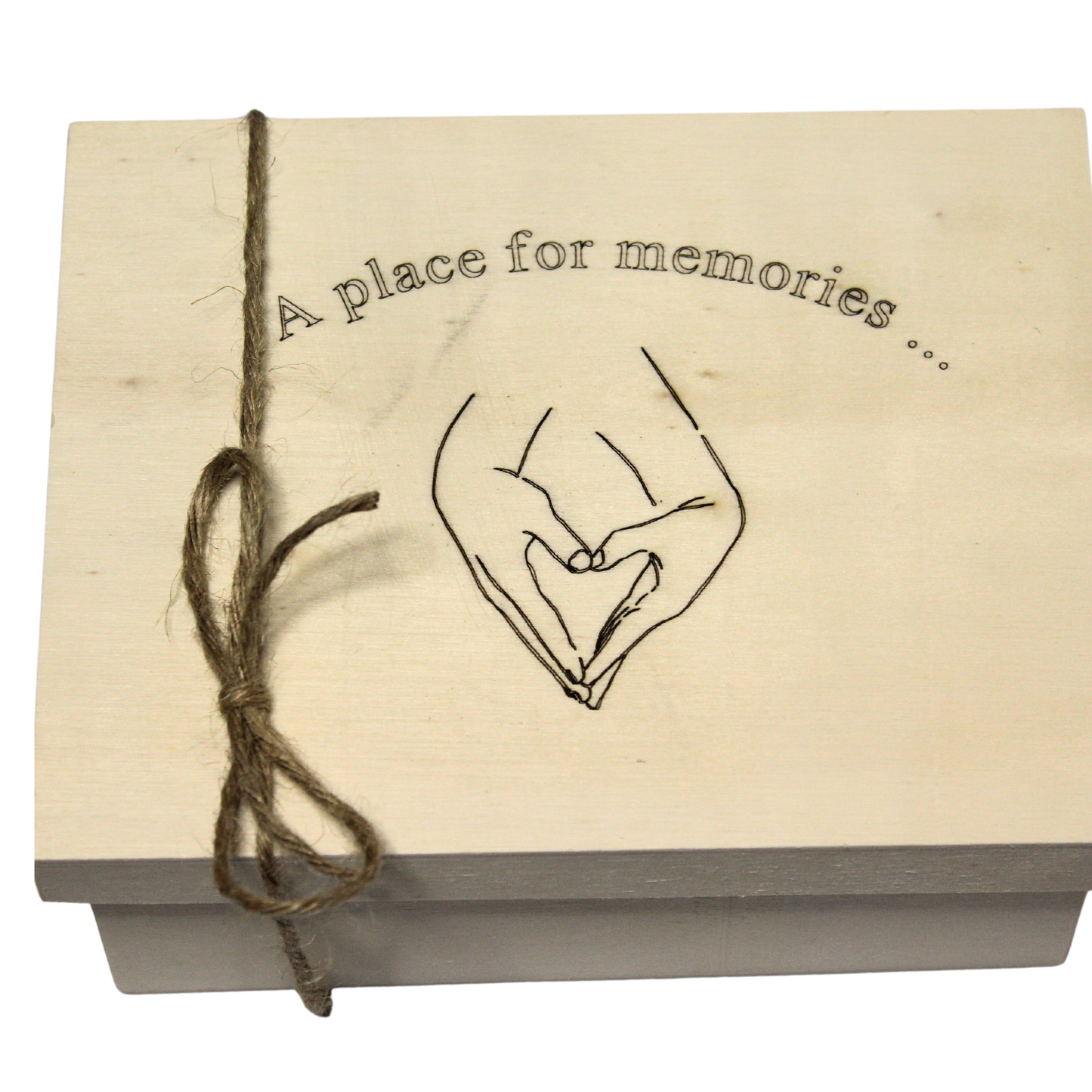 Erinnerungsbox  - „A Place for Memories“ -  Ein Geschenk von Herzen