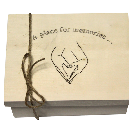 Erinnerungsbox  - „A Place for Memories“ -  Ein Geschenk von Herzen