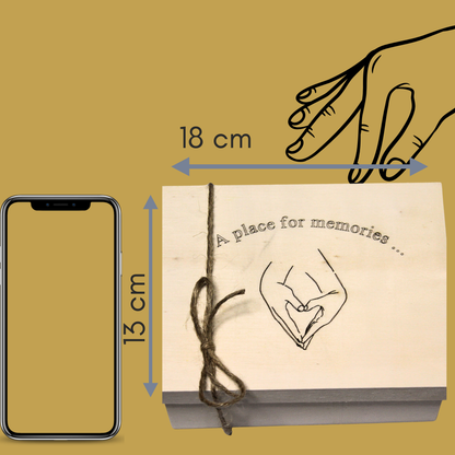 Erinnerungsbox  - „A Place for Memories“ -  Ein Geschenk von Herzen