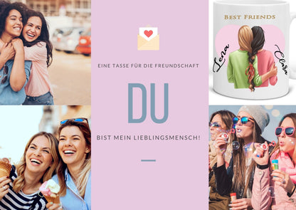 Geschenke Beste Freundin Geschenke - BFF Tasse für 2 Mädchen