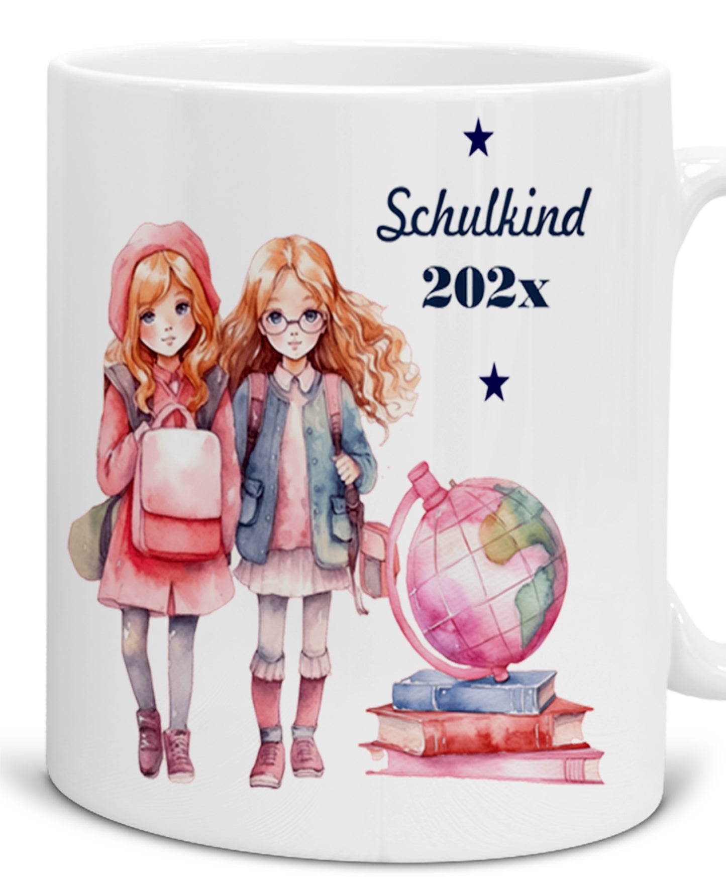 Geschenke zur Einschulung für Mädchen - Personalisierte Tasse