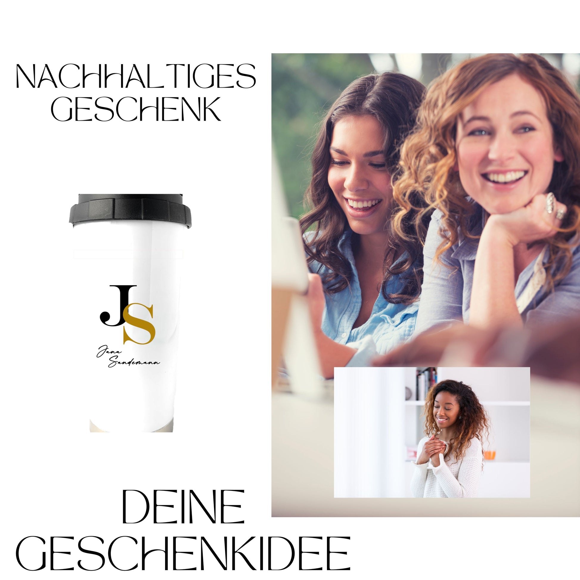 Kaffeebecher / Coffee to go Becher - Thermobecher Kaffee personalisiert - coffee mug to go