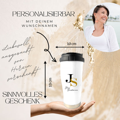 Kaffeebecher / Coffee to go Becher - Thermobecher Kaffee personalisiert - coffee mug to go