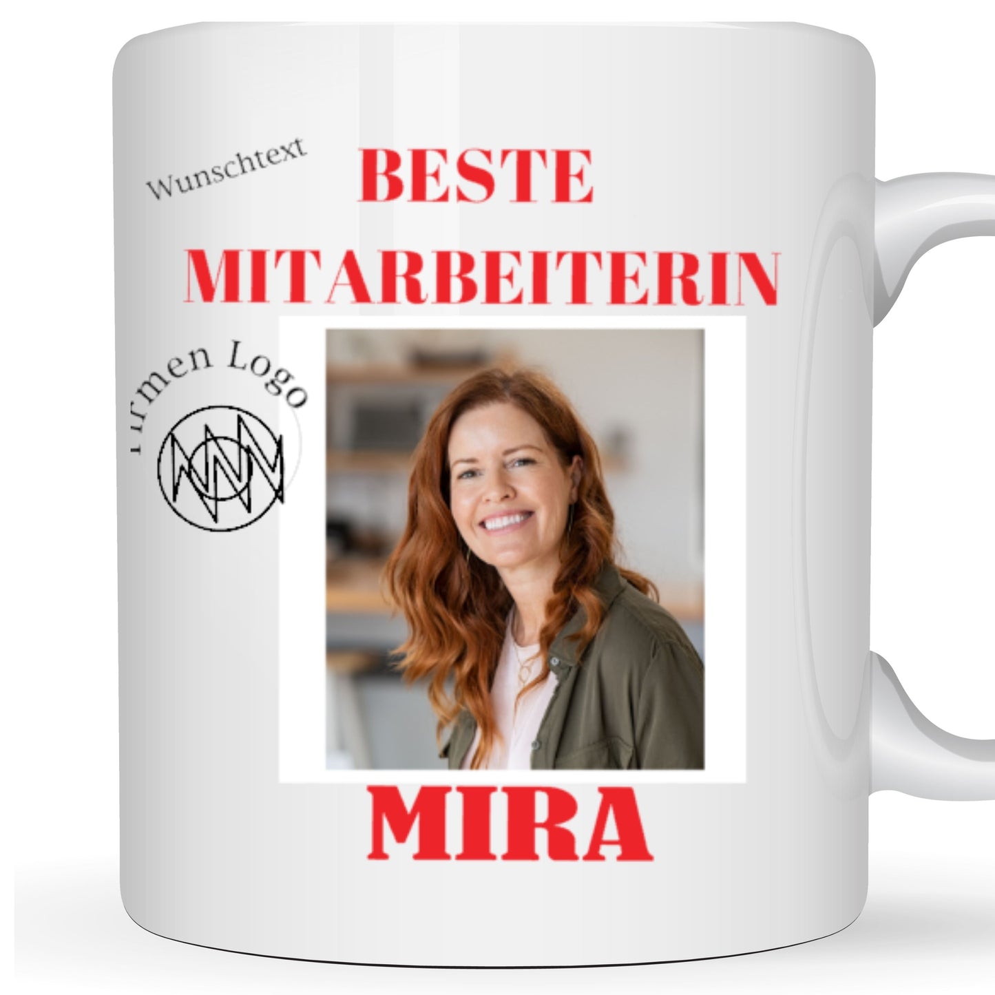 Mitarbeitergeschenke zu Weihnachten - Tasse mit Foto - Fotogeschenk - Weihnachtsgeschenke für Kunden - Varianten