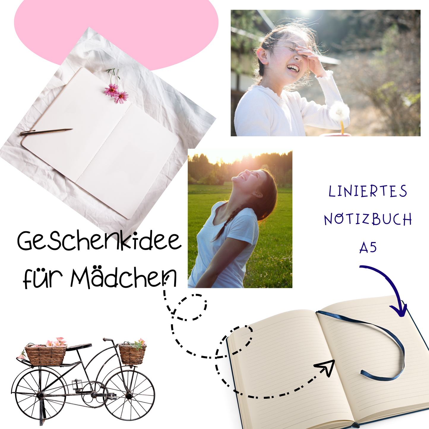 Notizbuch Tagebuch - Geschenkidee Teenager - Geburtstagsgeschenk