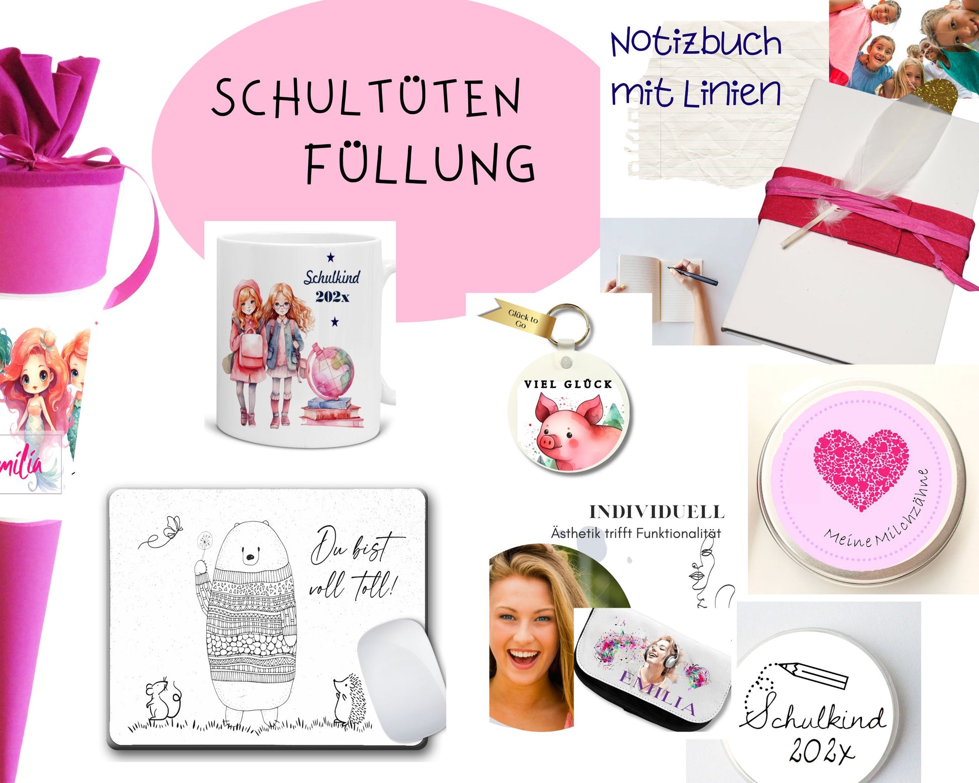 Schultütenfüllung Mädchen - Limitierte Auflage