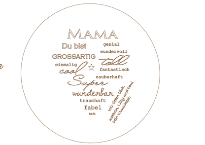Weihnachtsgeschenk Mama