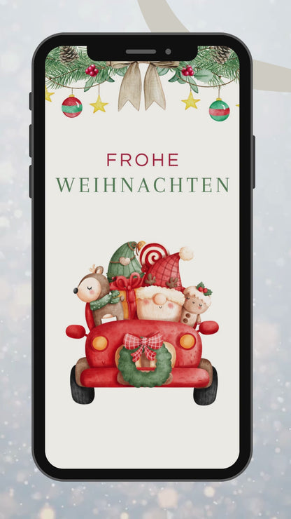 Whatsapp - Wünsche  Frohe Weihnachten - Digitaler Download