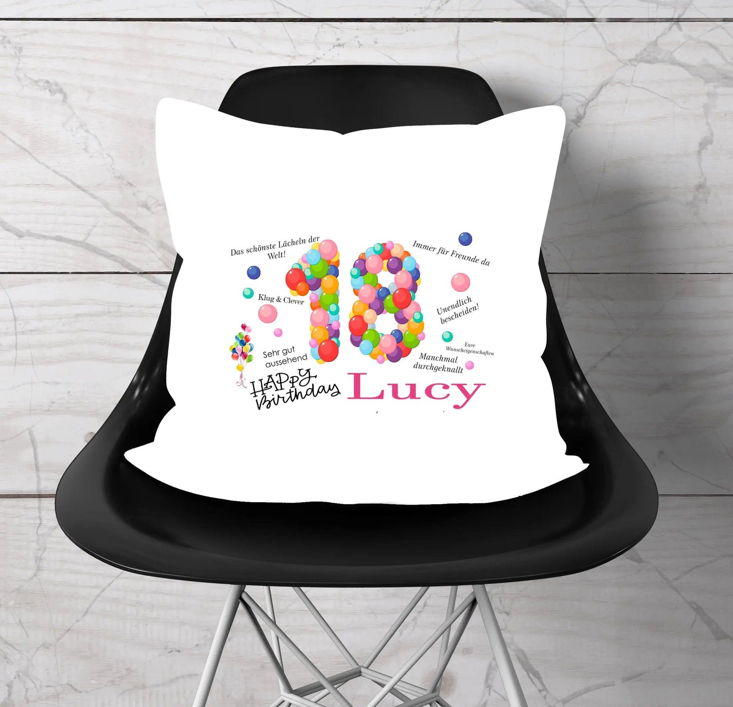 18 Geburtstag Frau Geschenk - Geburtstagsgeschenk Namen personalisiert