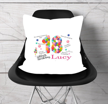 18 Geburtstag Frau Geschenk - Geburtstagsgeschenk Namen personalisiert