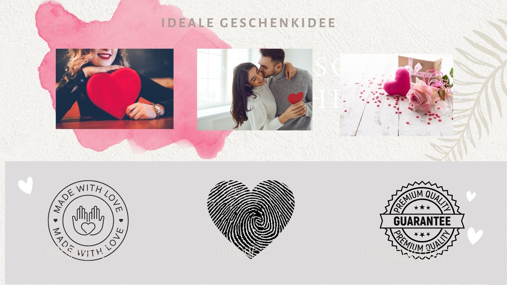 Partner Geschenke, Liebesbeweis, Personalisierte Geschenke für Paare 