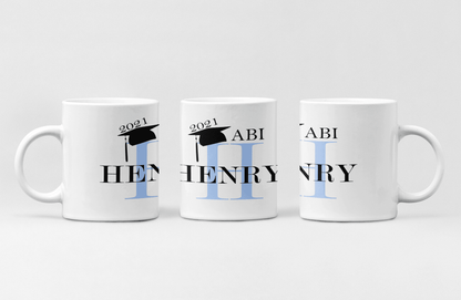 Abi Geschenk-Idee Jungen & Mädchen 2023 - Tasse mit Namen personalisiert - bestandenes Abi Zarto