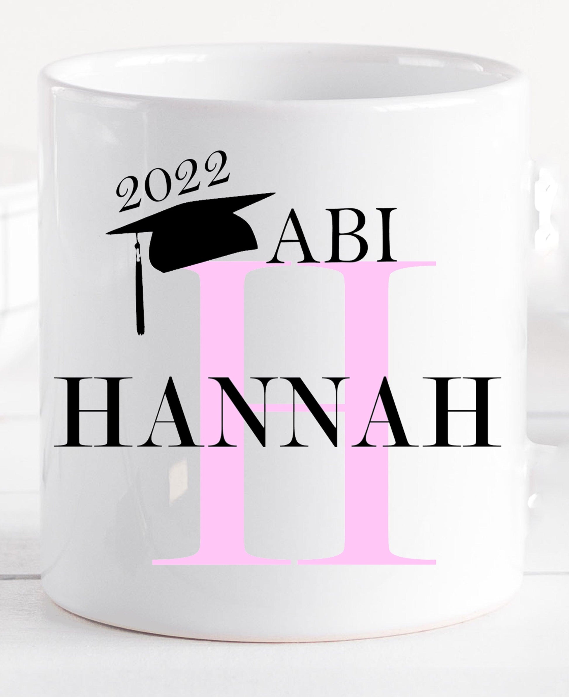 Abi Geschenk-Idee Jungen & Mädchen 2023 - Tasse mit Namen personalisiert - bestandenes Abi Zarto