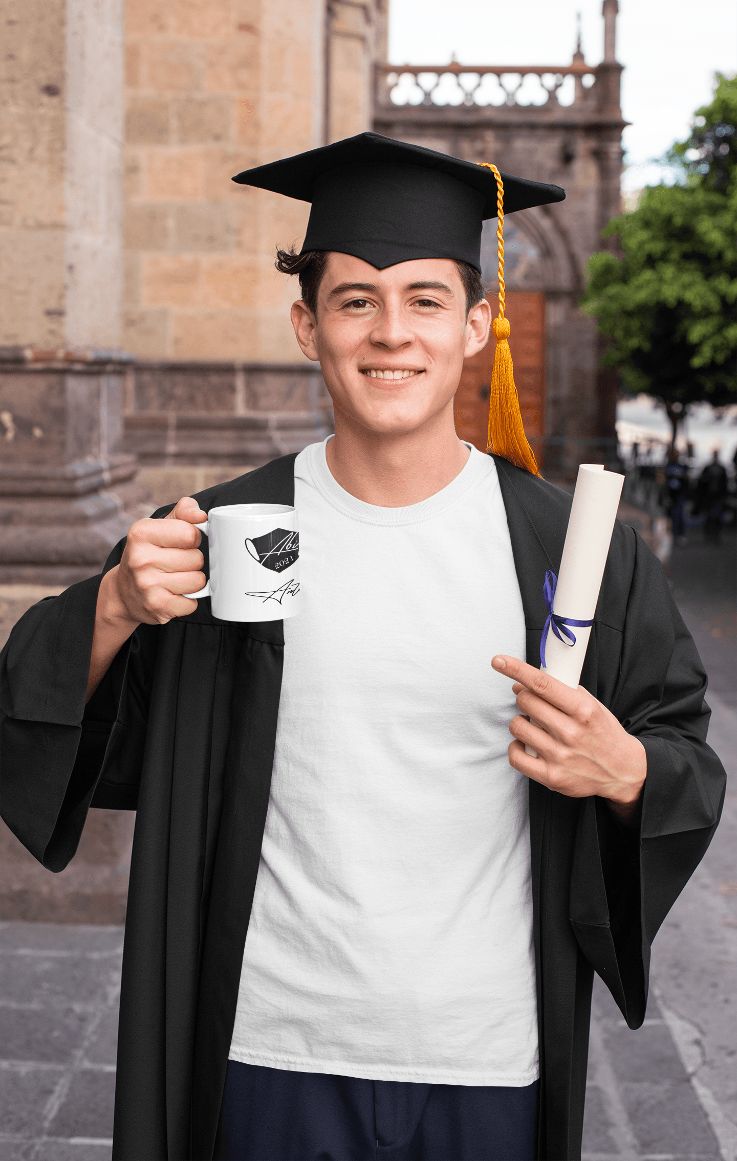 Abitur- Geschenke - Tasse zum Abitur 2023 -  bestandenes Abi 2022 Schul- Abschluss- Geschenk-Idee Prüfung - Tasse mit Namen personalisiert Zarto