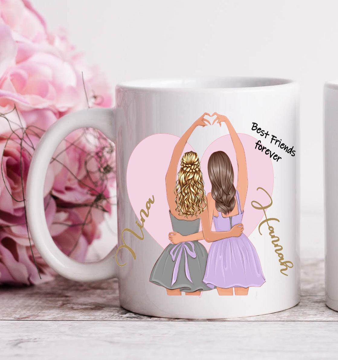 BFF Tasse für Mädchen - Beste Freundin Geschenke zarto