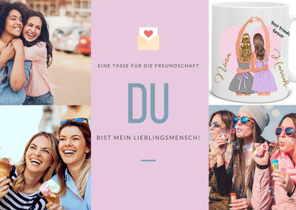 BFF Tasse für Mädchen - Beste Freundin Geschenke zarto