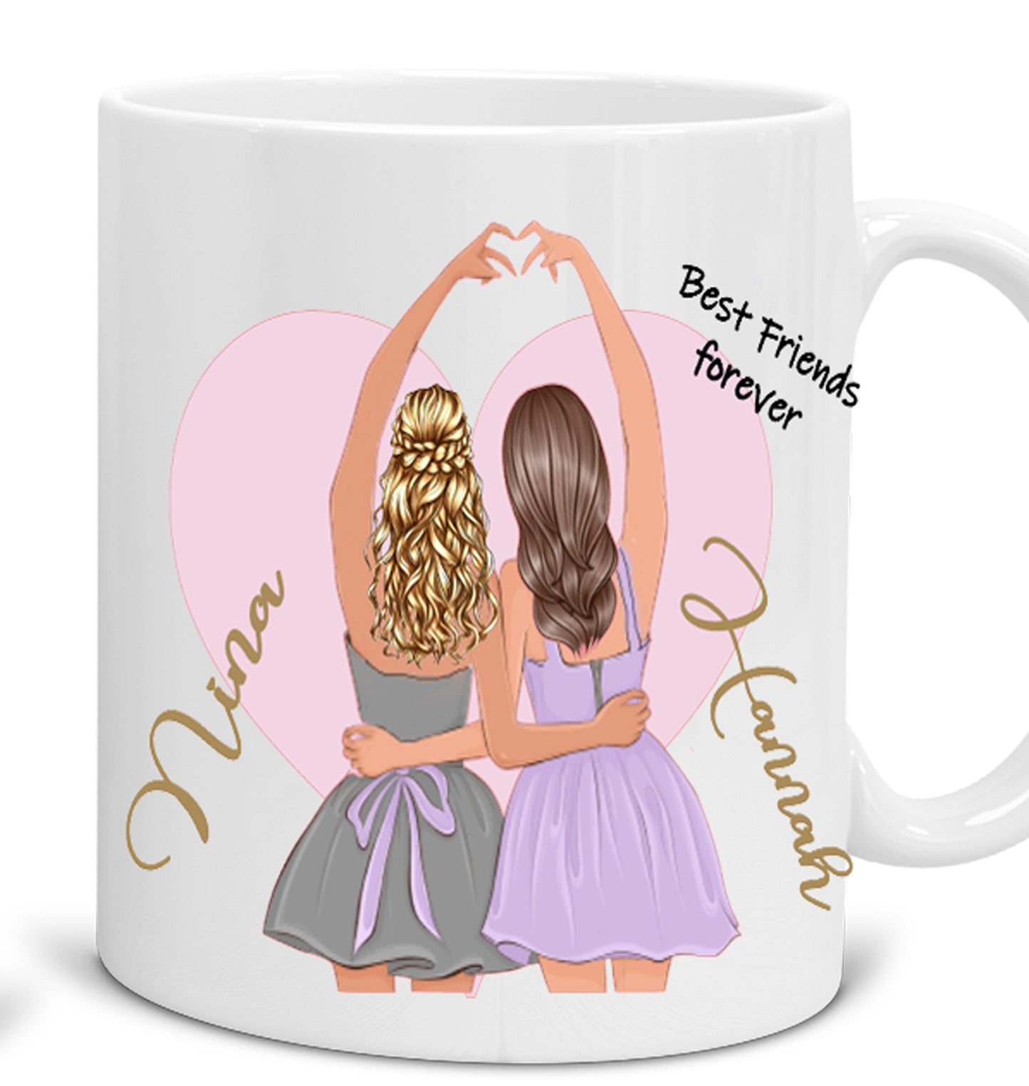 BFF Tasse für Mädchen - Beste Freundin Geschenke zarto