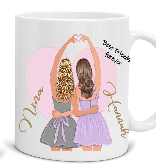 BFF Tasse für Mädchen - Beste Freundin Geschenke zarto