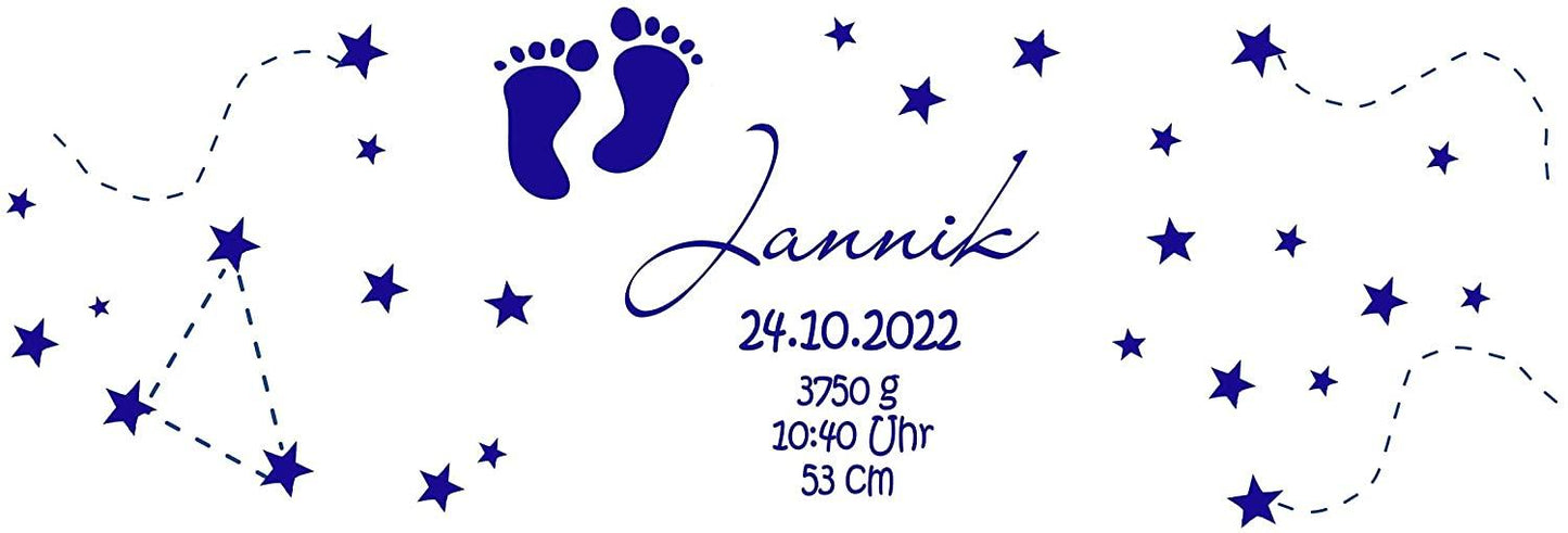 Baby-Spardose Junge Geburt mit Namen personalisiert / Geld-Geschenk Geburt Taufe / Taufgeschenk Patenkind Zarto