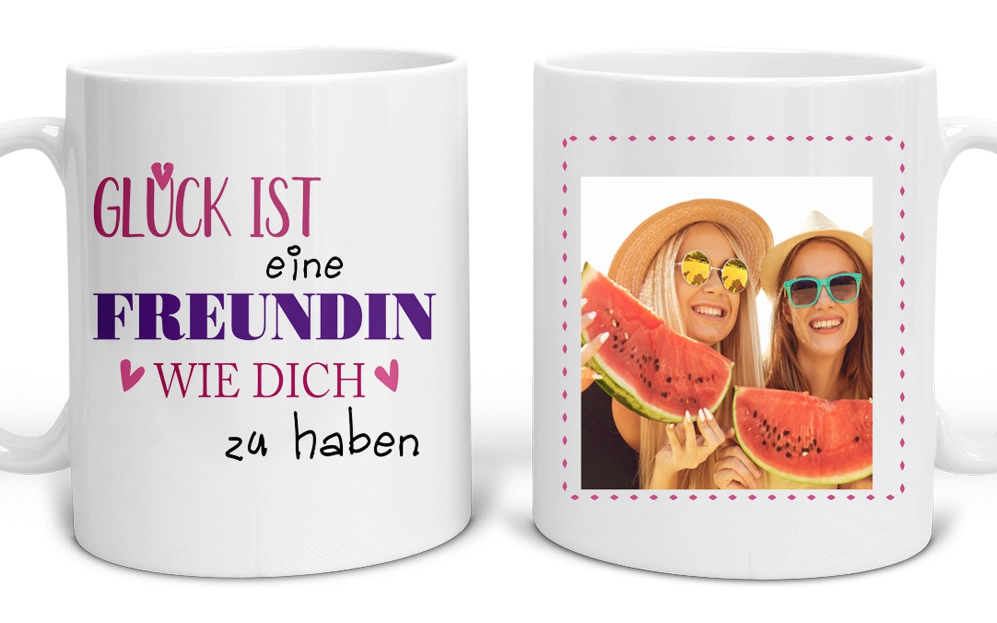 BFF Tasse beste Freundin - personalisiert mit Bild Zarto