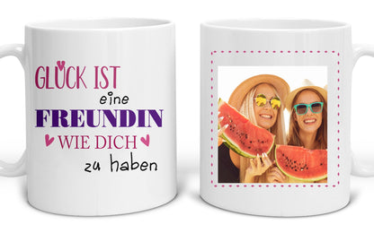 BFF Tasse beste Freundin - personalisiert mit Bild Zarto