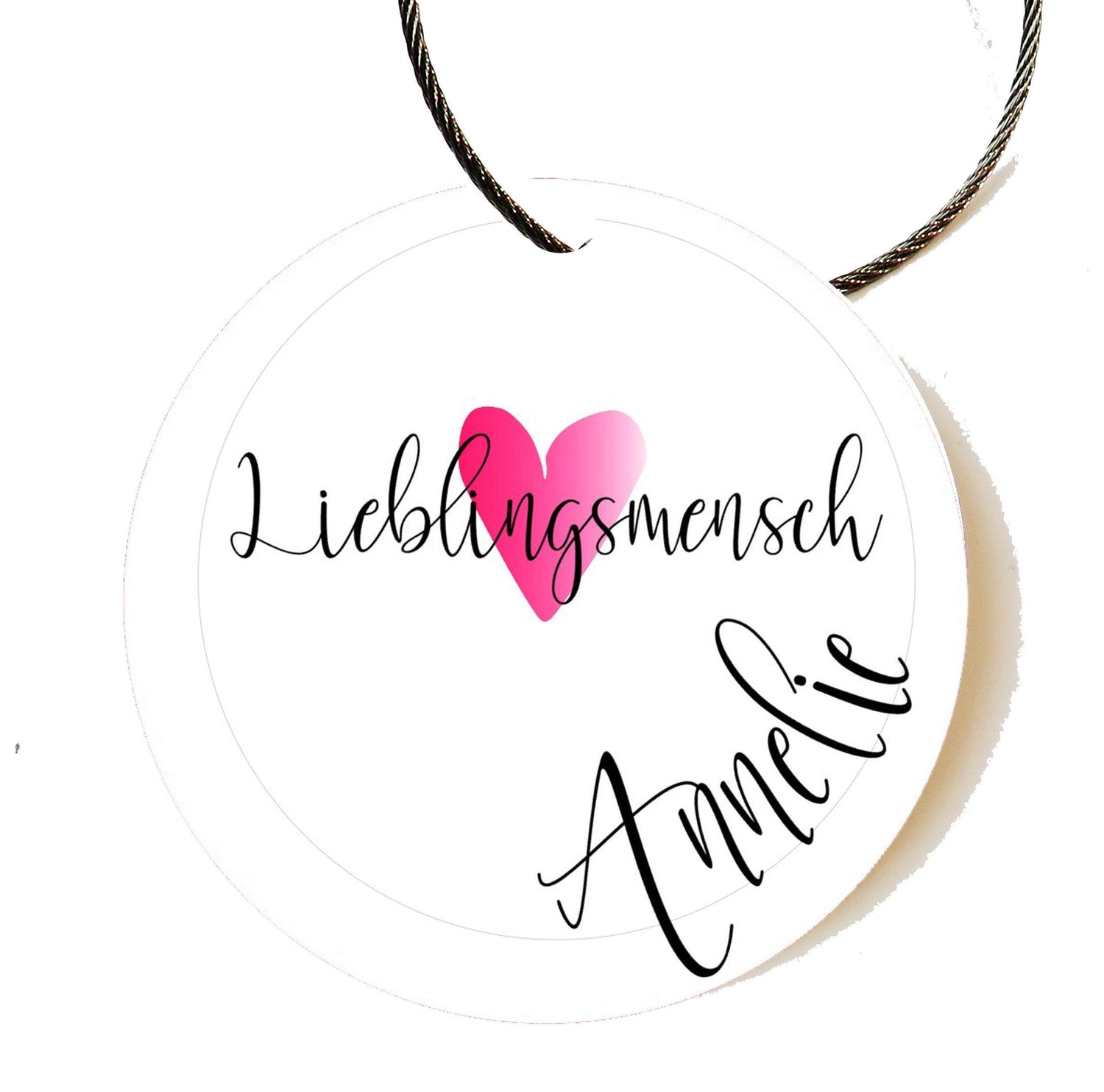 Dankeschön Geschenk - Schlüsselanhänger personalisiert Namen