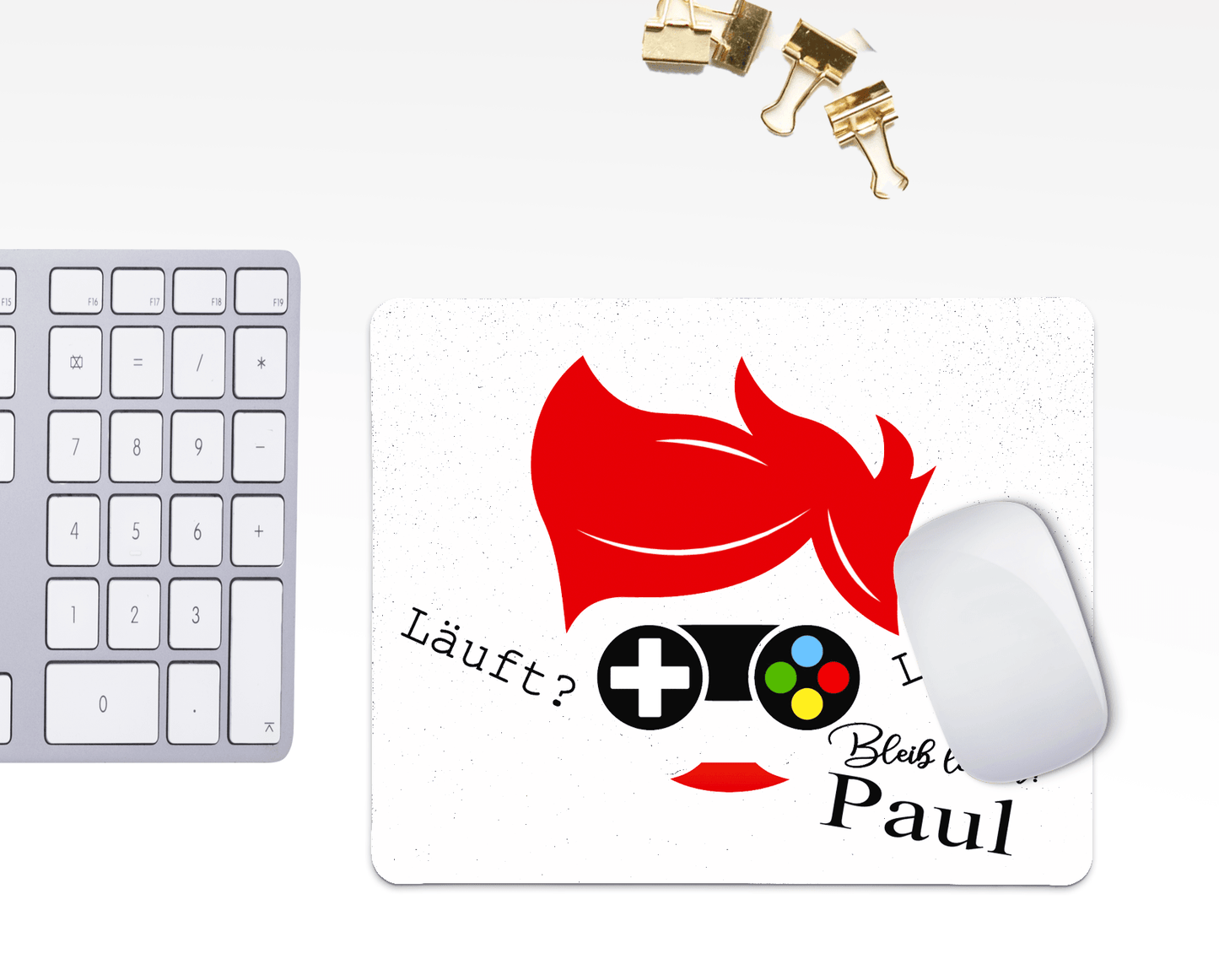 Gaming Mousepad mit Namen personalisiert - Mauspad als kleines Geschenk für Jungen/Teenager zarto