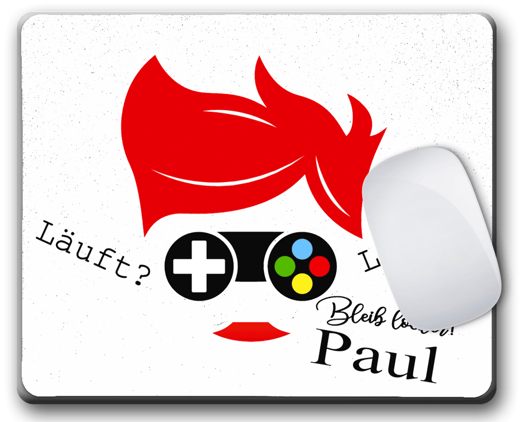 Gaming Mousepad mit Namen personalisiert - Mauspad als kleines Geschenk für Jungen/Teenager zarto