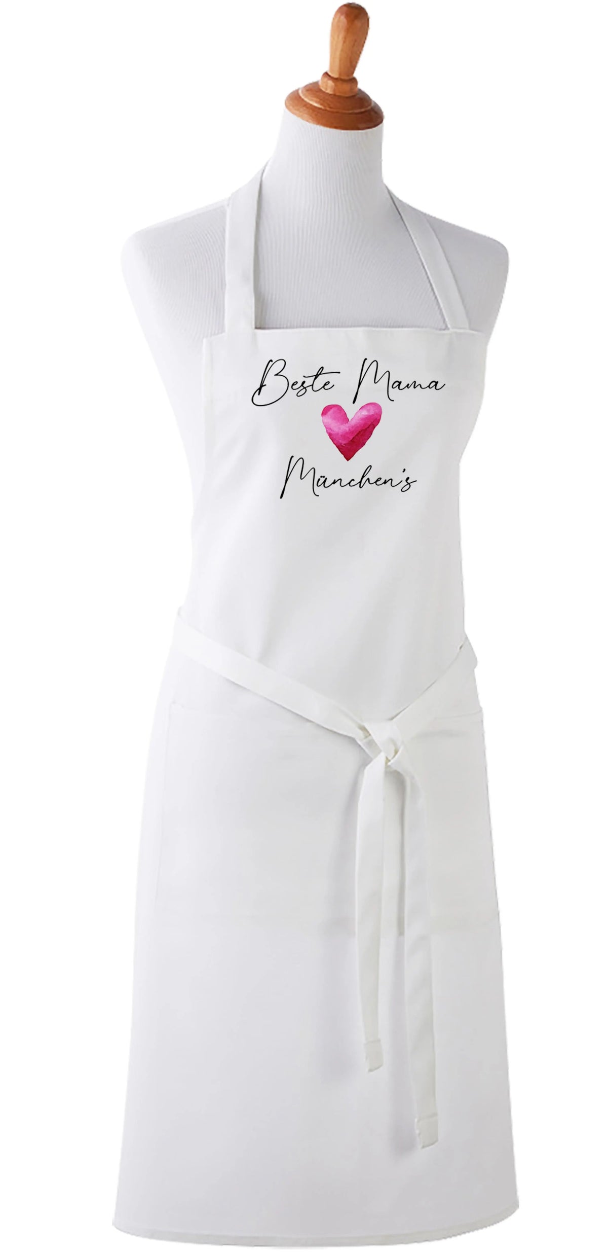 Geschenk Frauen - Backschürze Damen weiß