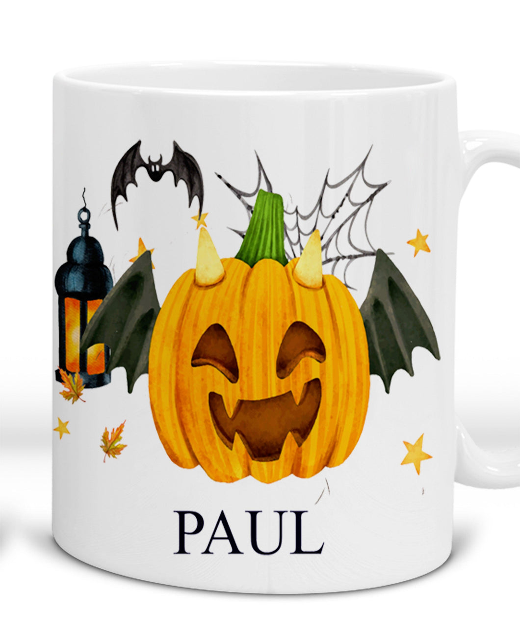 Halloween Tasse Pumkin, Halloween Deko, Personalisiertes Geschenk Kinder, Tasse mit Wunschnamen Zarto