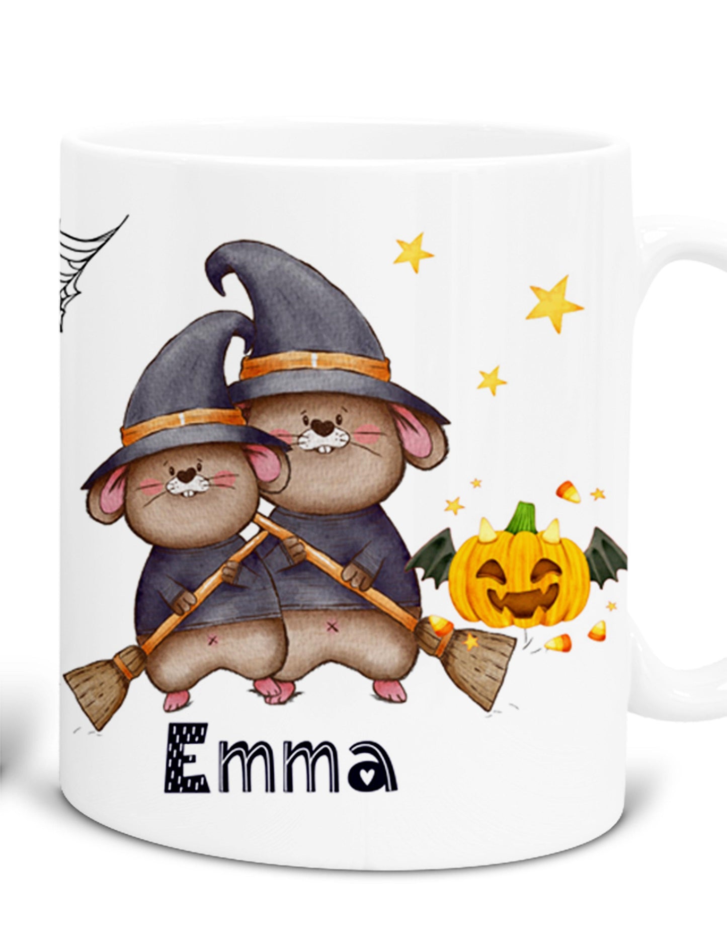 Halloween Tasse Personalisiert Kinder, Halloween Deko, Tasse mit Wunschnamen Zarto