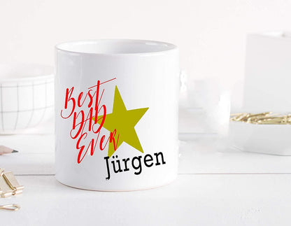 Lustiges Vatertagsgeschenk personalisiert - Best Dad ever Zarto