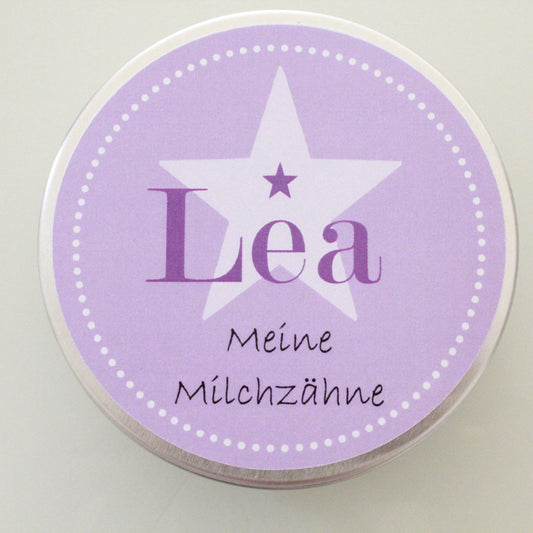 Milchzahndose mit Namen Zahndose für Mädchen / Geschenk Geburtstag Kinder