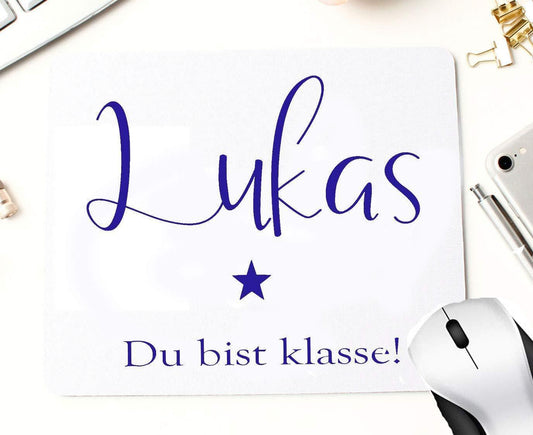 Personalisiertes Geschenk - Mousepad Mauspad für Männer Väter - für den besten Papa