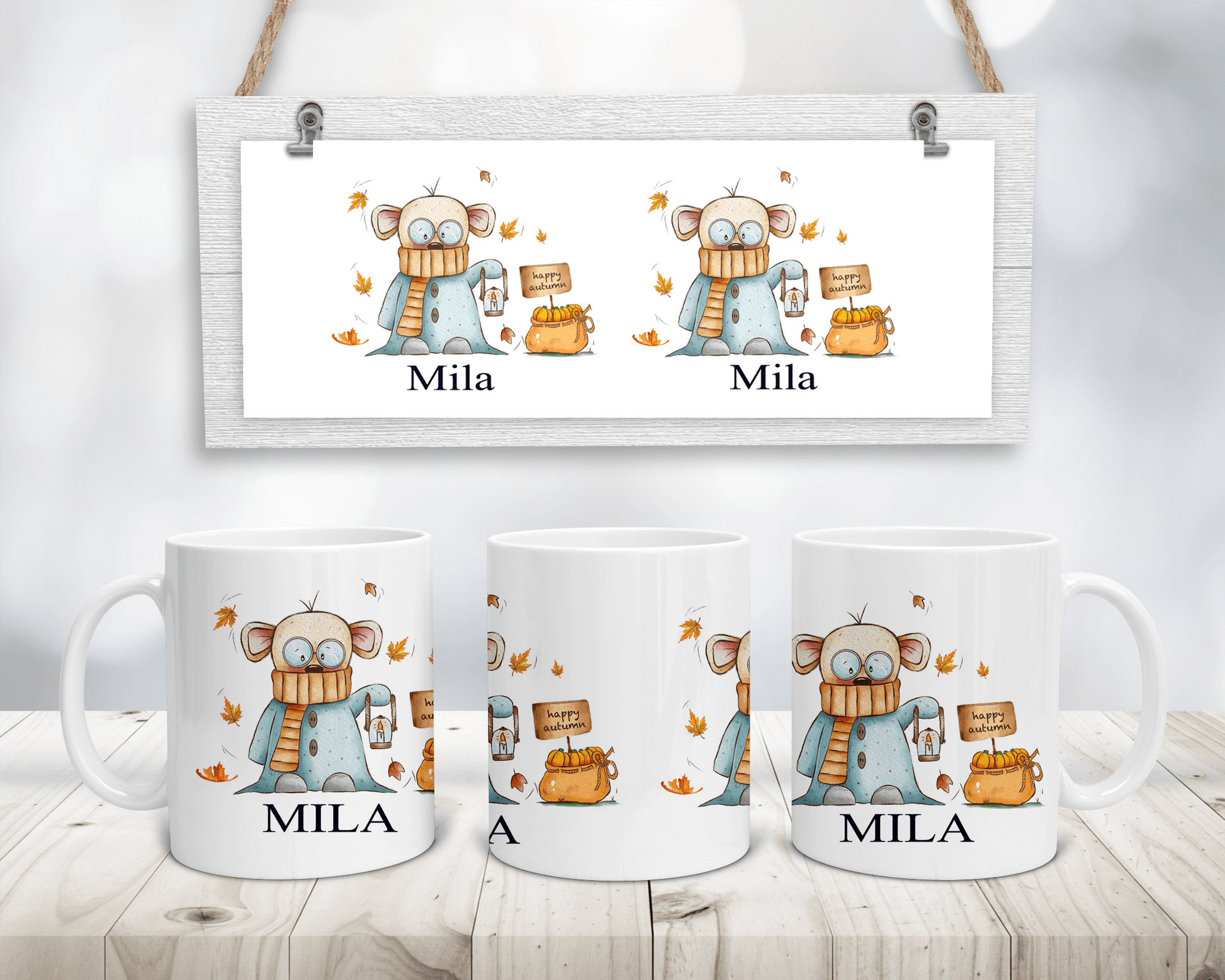 Personalisiertes Geschenk Halloween - Ausgefallene Halloween Tasse als kleines personalisiertes Geschenk für Kinder