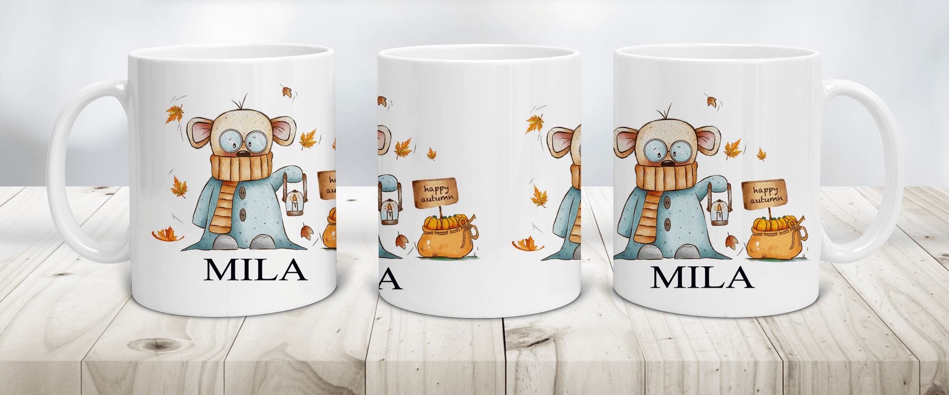 Personalisiertes Geschenk Halloween - Ausgefallene Halloween Tasse als kleines personalisiertes Geschenk für Kinder