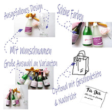 Lade das Bild in den Galerie-Viewer, Piccolo-Aufkleber 8 x Flaschenetikett Flaschenaufkleber Sticker Geschenk zur Hochzeit Zarto
