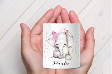 Lade das Bild in den Galerie-Viewer, Spardose für Kinder Mädchen mit Namen personalisiert - Keramik  Baby Taufgeschenk - Geschenk Geburt Zarto

