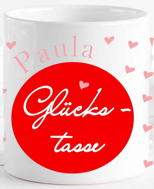 Tasse mit Name für Lieblingsmensch - Namenstasse personalisiert - Glückstasse – Kaffeebecher als Geschenk für Freundin Erzieherin Tochter Zarto