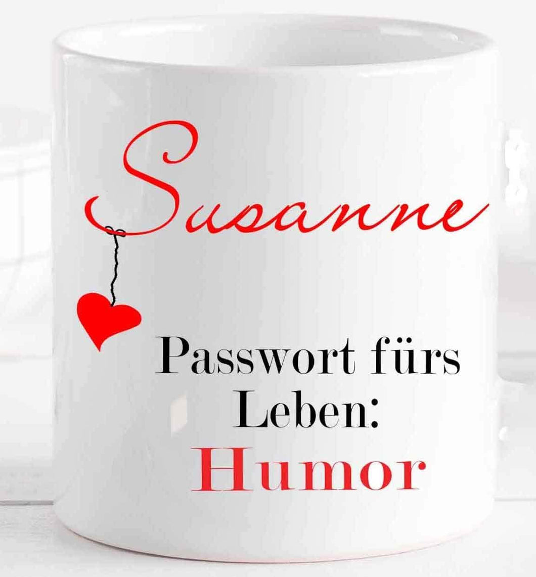 Tasse mit Spruch - Kaffeetasse Bürotasse personalisiert mit Namen - Danke Geschenk für Beste Freundin Schwester Mama Alltagsheld - Keramik Zarto