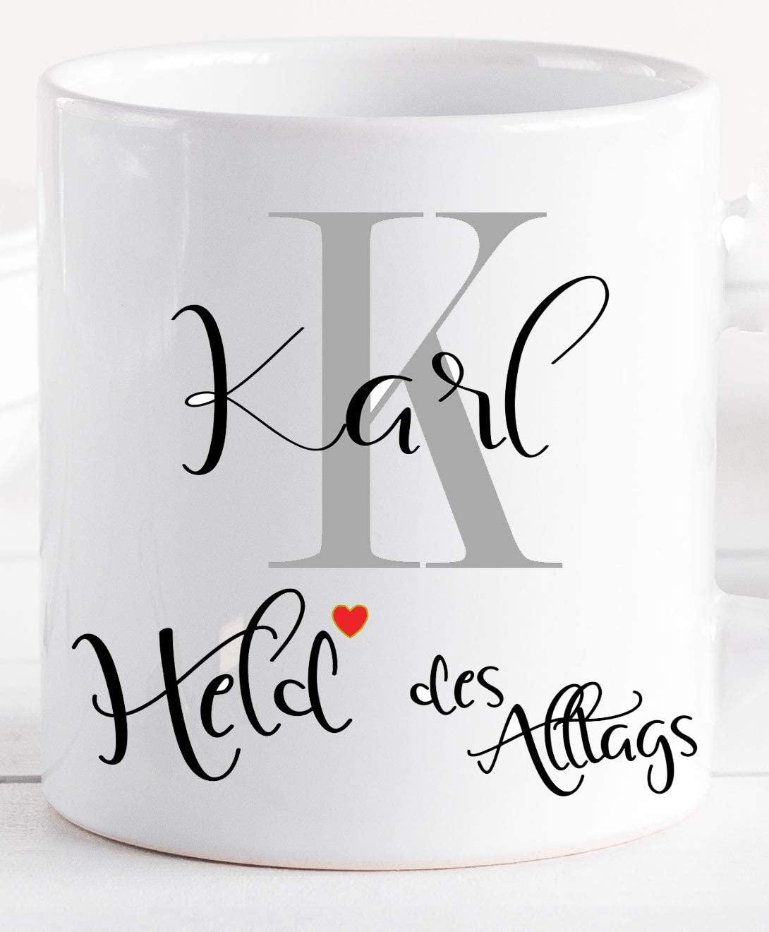 Kaffeetasse personalisiert mit Namen - Danke Geschenk