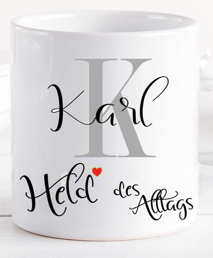 Kaffeetasse personalisiert mit Namen - Danke Geschenk